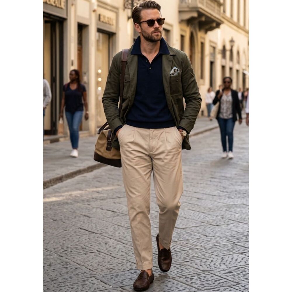 New Dockers Easy Khaki Pleat Comfort Waist No Wrinkle Big Tall Mens Size 48 x 30